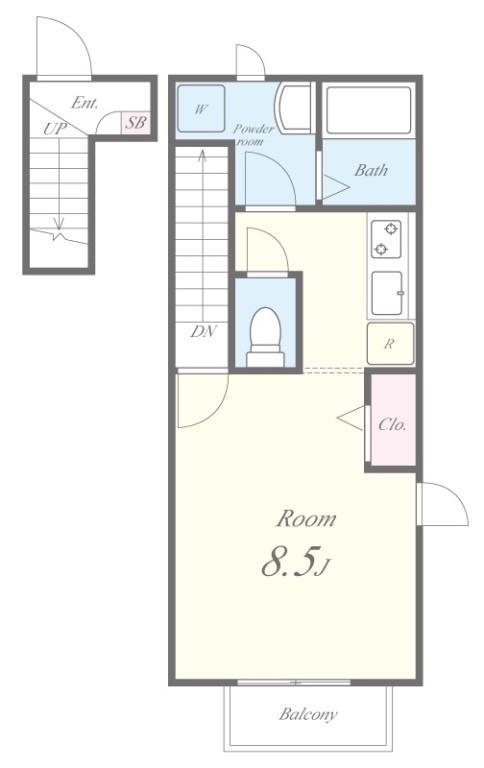 アネックス藤 EAST 間取り図