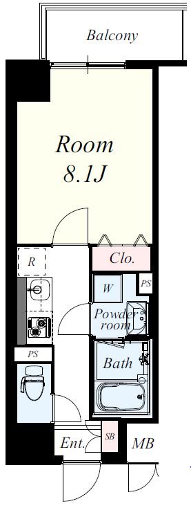 ボンニー元町 間取り図