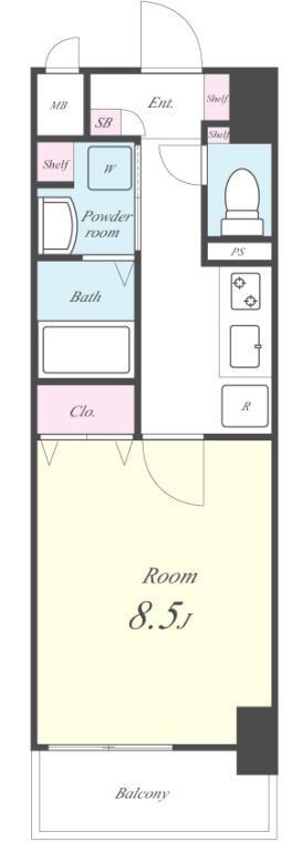ヴェーラ カーサ ウルバーナ 間取り図
