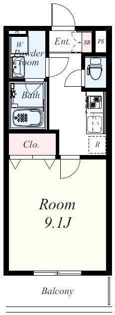 ゴールドチェリーブラッサム 間取り図