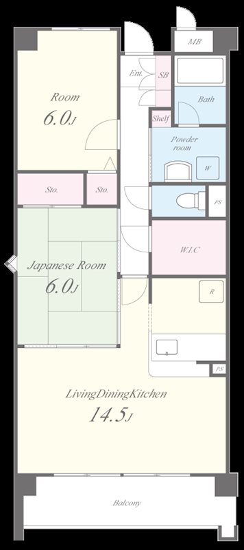 フォレスト武庫之荘本町 間取り図