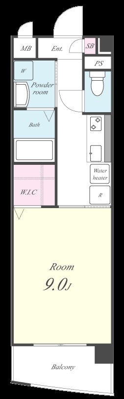 フランフィール 間取り図