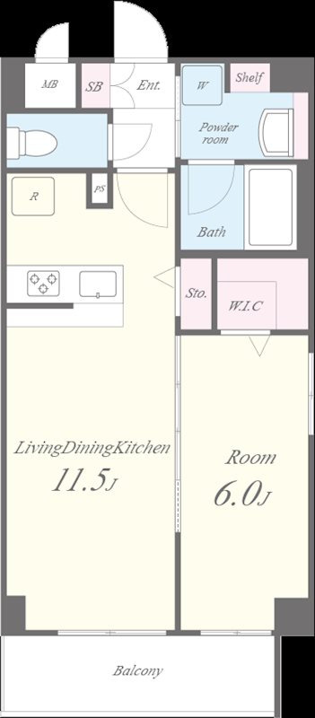 ブルーメ本山 間取り図