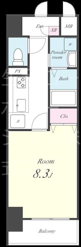 ラフィネ所沢 間取り図