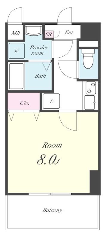 ｼｴﾛｱｽｰﾙ 間取り図