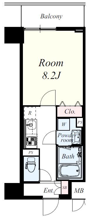 ボンニー元町 間取り図