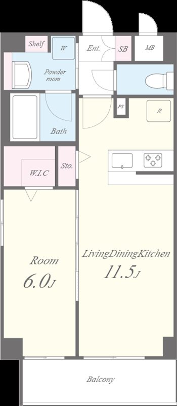 ブルーメ本山 間取り図