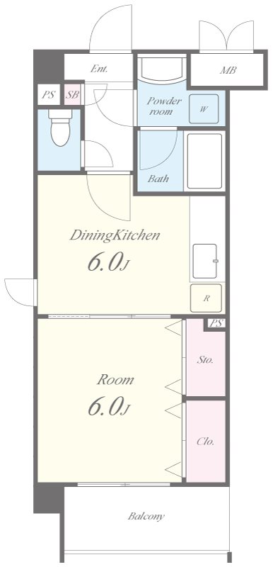 フォンティーヌ(和泉市) 間取り図