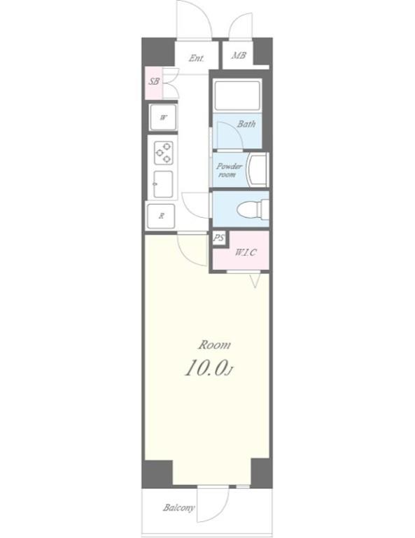 ユービ12 間取り図