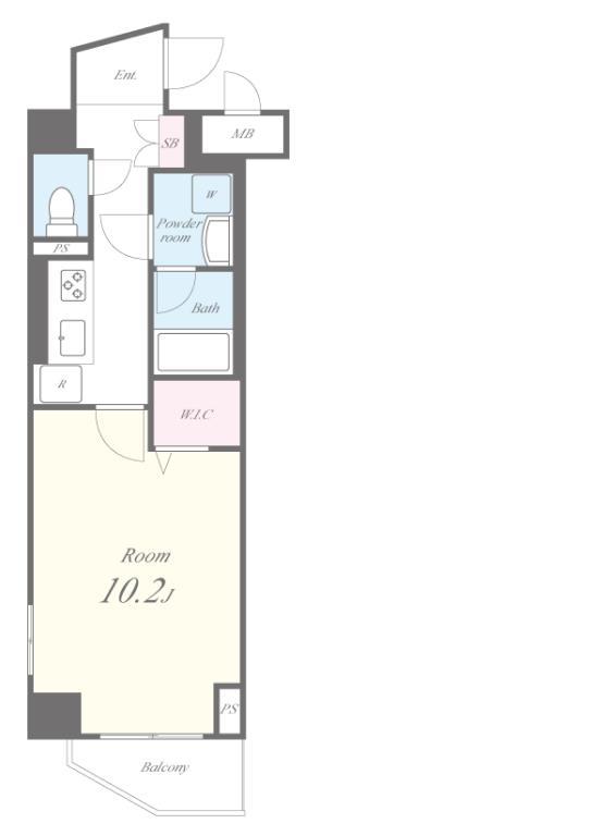 市ヶ谷二十騎町レジデンス 間取り図