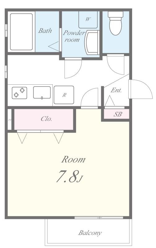 メゾン・ド・F 間取り図