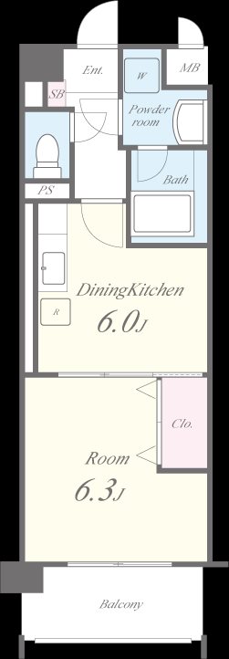 フランディル 間取り図