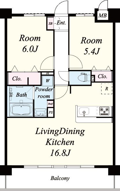 ザクシフ 間取り図