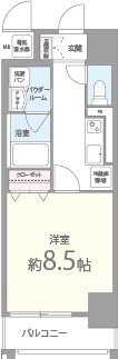 リラシオ西明石駅前 間取り図