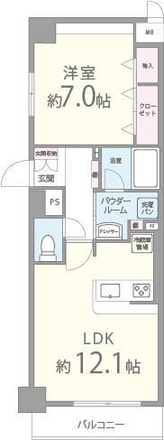ディアコート新発田 間取り図