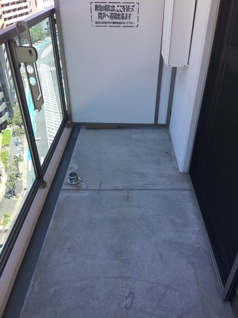 エル･イソベ三宮 ベランダ