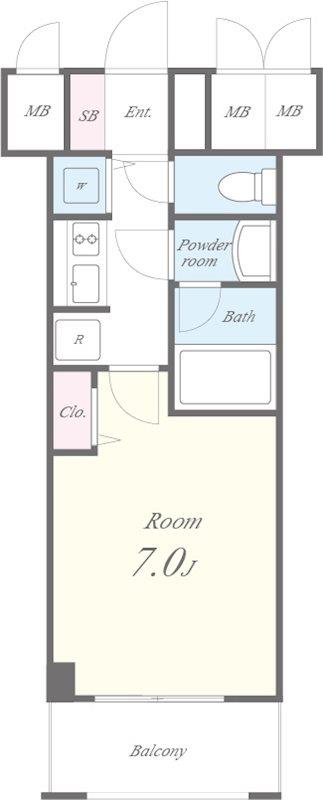 セイワパレス丸の内駅前プレミア 間取り図