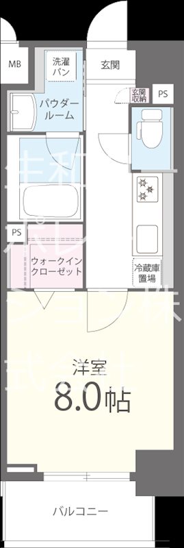 ウエストヒルズ大倉山 間取り図