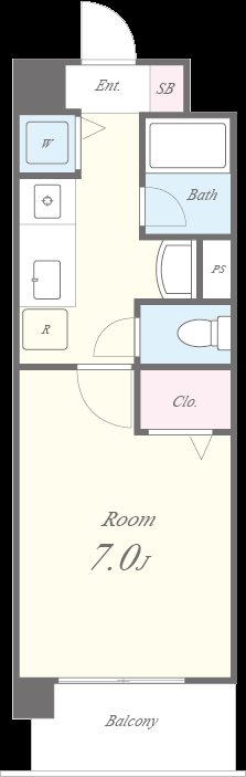 サンテラスエクセルガーデン 202号室 間取り