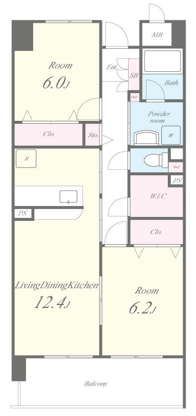 パン・スケープ 間取り図