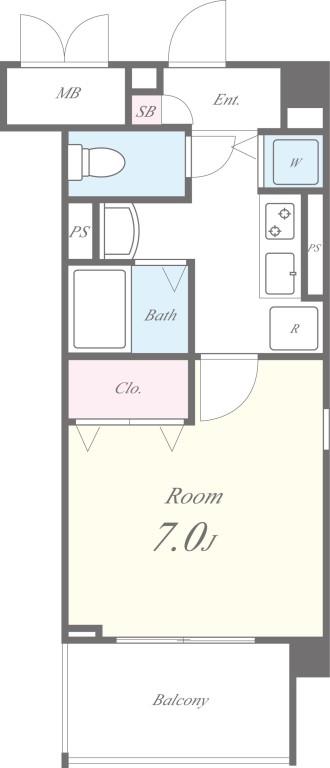 コンセールKUNI 間取り図