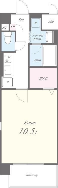 ルミナスビラ石橋 間取り図