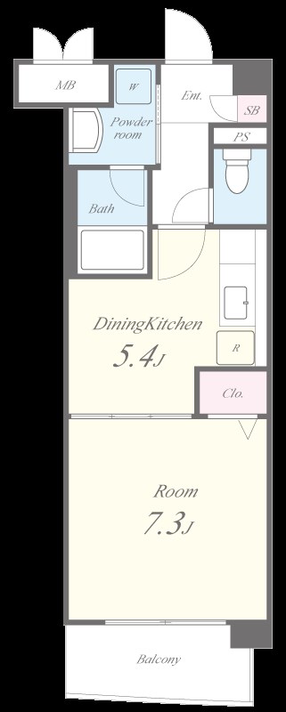 エスポアール 間取り図