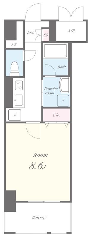 リ ブラン東別院 間取り図