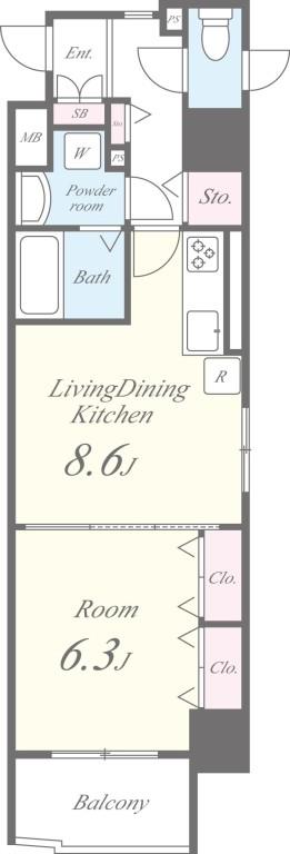 ラ クレール フォンテーヌ 間取り図