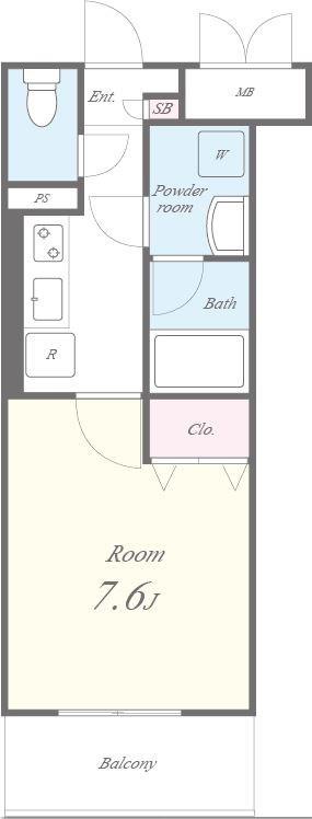 IE 新栄 間取り図