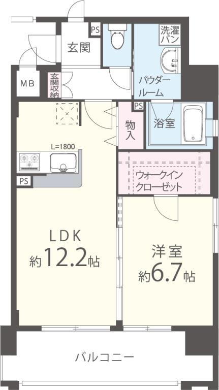 TOMODOAL 北梅田 間取り図