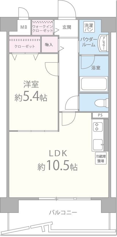 カンマキーノ 間取り図
