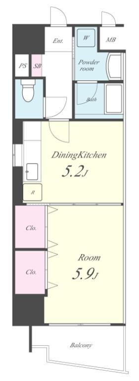メルベーユコート 間取り図