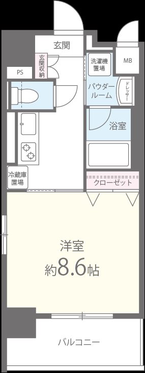 Le・CIEL天王寺 間取り図