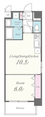 マイスト立川 間取り図