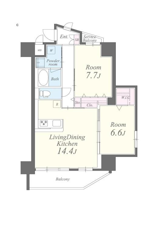 シャルマンミューズ 間取り図