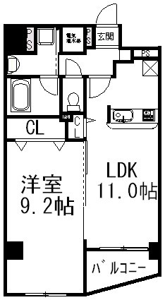 エリアM 間取り図