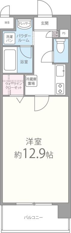 エスペーロ神田 間取り図