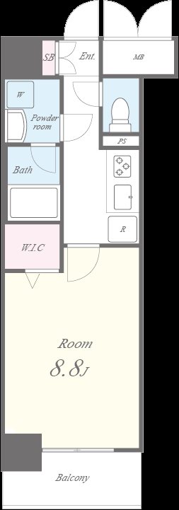 クロシェットプラース 間取り図