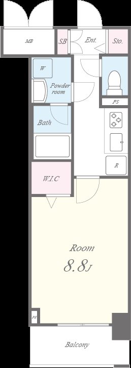 クロシェットプラース 間取り図