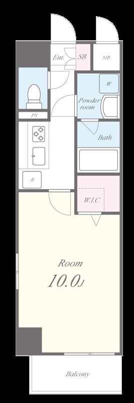 アークリュイール 間取り図