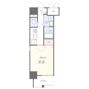 トレヴィ高岳 間取り図