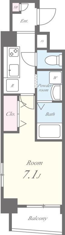 グリーンアベニュー阿佐谷 間取り図