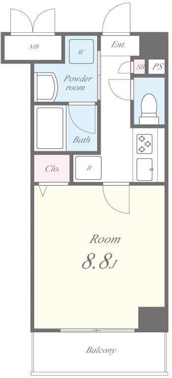 マルベリール船橋 間取り図