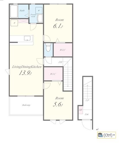 ルマージュ神戸五番館 間取り図