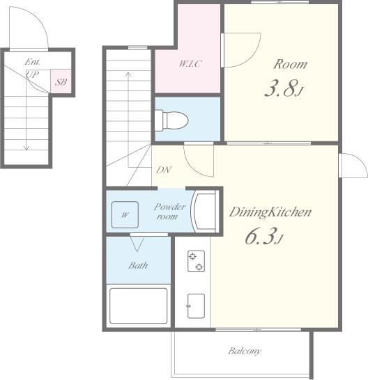 シャルマンＩｋｅｄａ 間取り図