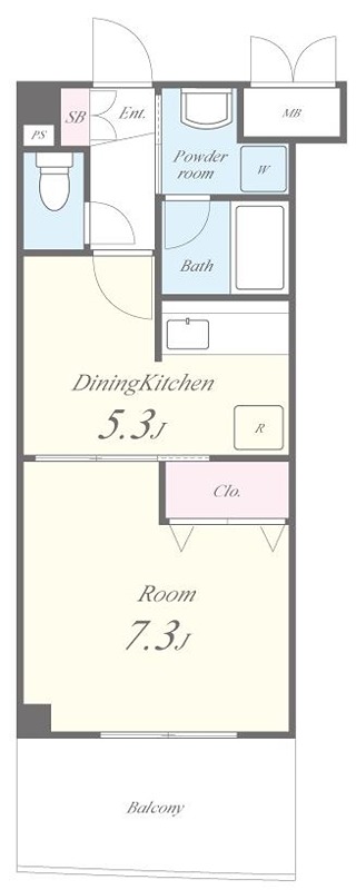 シャトー・ド・グリシーヌ 554号室 間取り