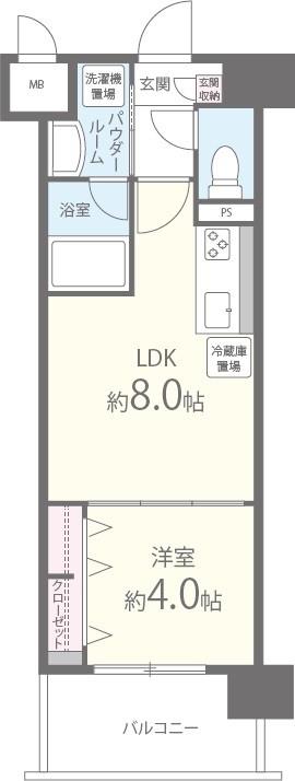 シャイニング福島離宮 間取り図