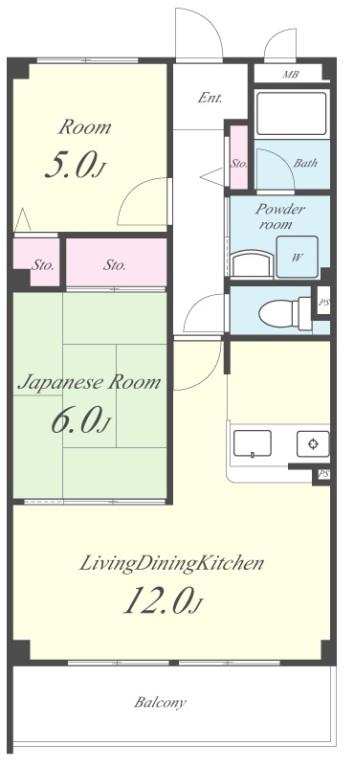 ヴェルドミール　ステラ 間取り図
