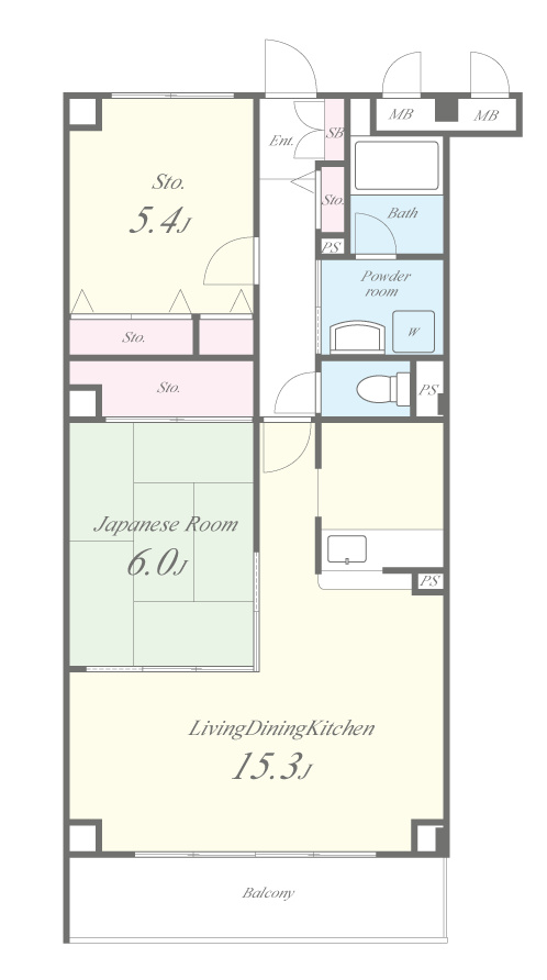 サニーソシア21 間取り図